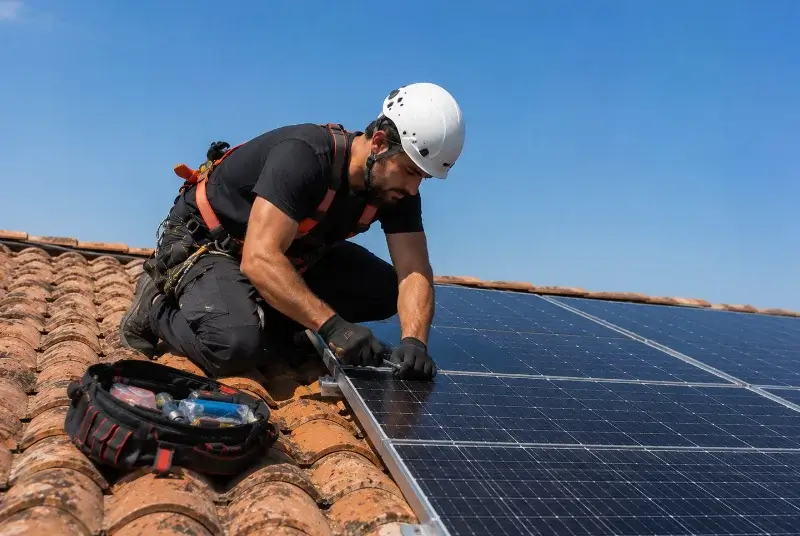 Maintenance et monitoring de panneaux solaires à Challans
